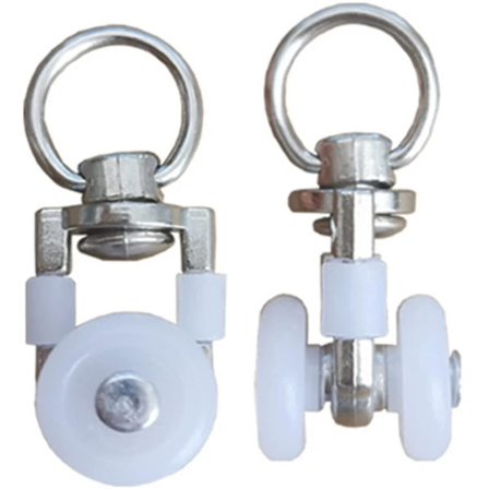 20 st gardinskena rullar, spårrullar, gardinstång rullar glidare, tyst remskiva, fönstergardin spår dubbel spårrulle