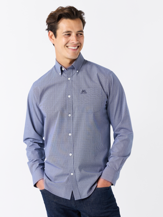 Jean Paul - Kurt skjorte - Classic fit - Herre - Blå - Skjorter - M