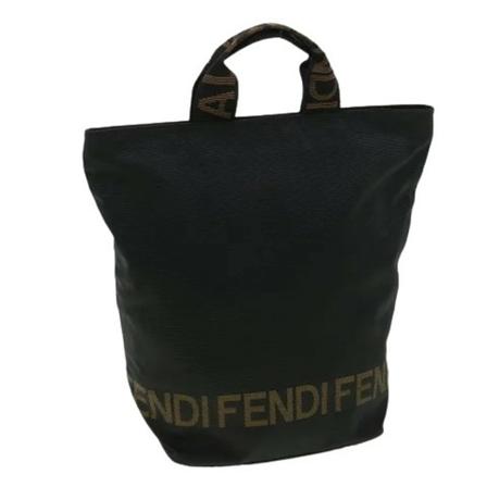 Fendi Vintage Pre-owned Canvas fendi-tasker Sort, Dame Vintage Tasker, Størrelse: ONE Size