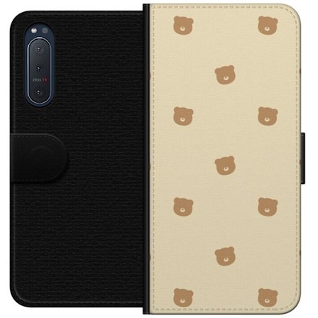 Plånboksfodral till Sony Xperia 5 II med Björnmönster