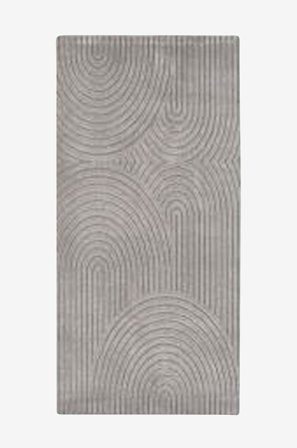 KM Home - Luggmatta Genova Zen - Grå - Lugg & ryamattor - 80X250 - Från Homeroom