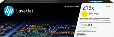 HP 219X gul LaserJet-originaltonerkassett med hög kapacitet, 195161016318