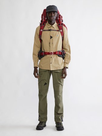 Klättermusen Garm LS Shirt Men's's - Khaki - Men's - L