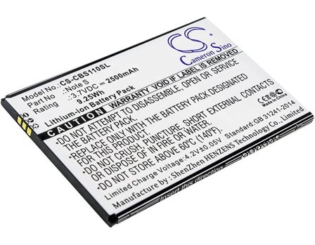 Batteri till SmartPhone, Mobil för Cubot Note S
