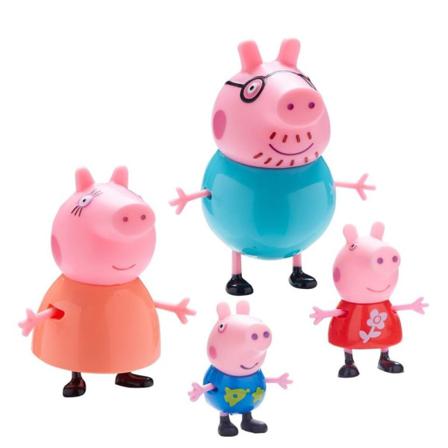 Greta Gris Familjepaket Minifigurset 4-pack Multifärg One Size