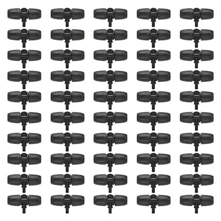 50 stk. Slange T-stykke 8 mm 12 mm Have Drypvanding Konnektor