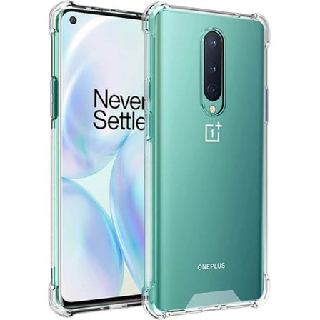 Stöttåligt Mobilskal OnePlus 8 - Transparent