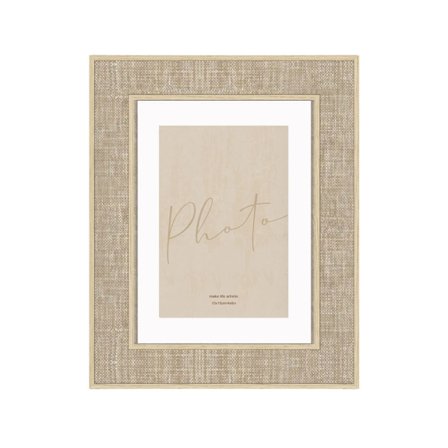 Fotoramme, MDF, Beige, 20,6x25,6 cm, Glas