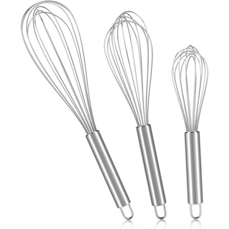 Køkkenpisker, Rustfrit Stål Trådpisker Visp Ballongpisker