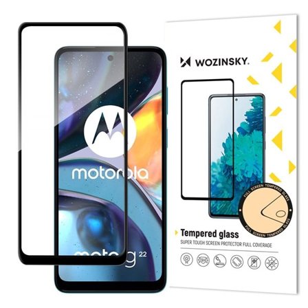 Wozinsky Täysliimattu karkaistu lasi Motorola Moto G22lle