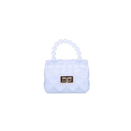 Jelly Mini Taske Børns Lille Crossbody Taske med Guldkæde[D]
