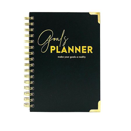 Ugentlig Månedlig Planlægger Praktisk Personlig Organizer Notesblok Agenda Planlægger Skole Gave Sort