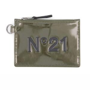 No.21 Dark green Logo Pouch One Size - Bags - One size - Green