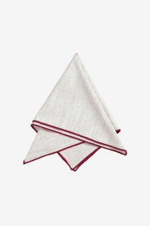 Svanefors - Lautasliina Sabina - Harmaa - Lautasliinat - 45X45 - - Homeroom