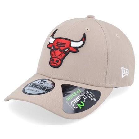 New Era - NBA Beige adjustable Cap - Chicago Bulls Repreve 9FORTY Camel Adjustable @ Hatstore