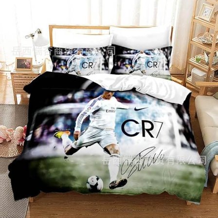 Digitaltrykt sengetøjssæt med flere temaer (3 dele): Bringer "multiverset" ind i soveværelset. Dynebetræk: 240*220 cm; Pudebetræk: 50*75 cm * 2 stk.