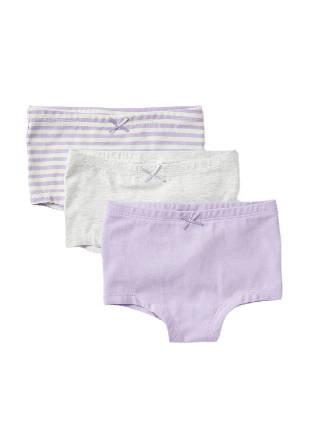 Å KIDS Enfärgade boxertrosor TAMARA, 3-pack Trosor Lila 86/92