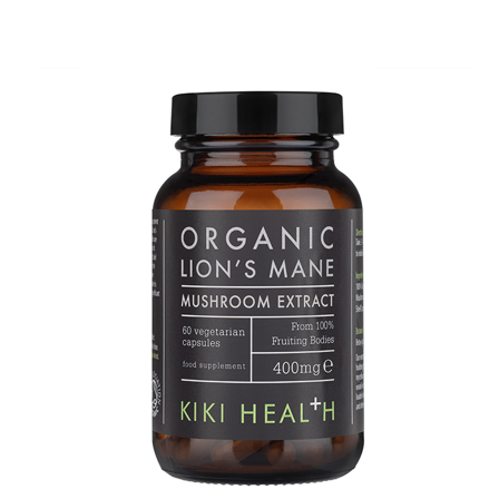 Kiki Health Organic Lion's Mane Extract Mushroom 60 kapslar
