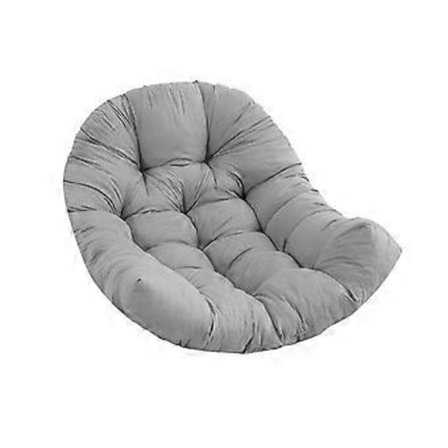 Äggstol Ersättningsdyna Hängmatta Stol Kudde Bekväm Tjock Hängande Korg Sittdyna Kudde för Trädgård Hängmatta (Grå)