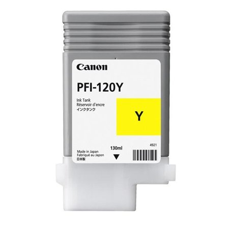 Canon PFI-120 Y - gul - original - blekkbeholder