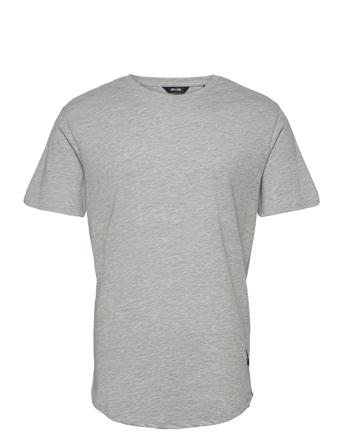 Onsmatt Life Longy Ss Tee T-shirts Short-sleeved Grå ONLY & SONS