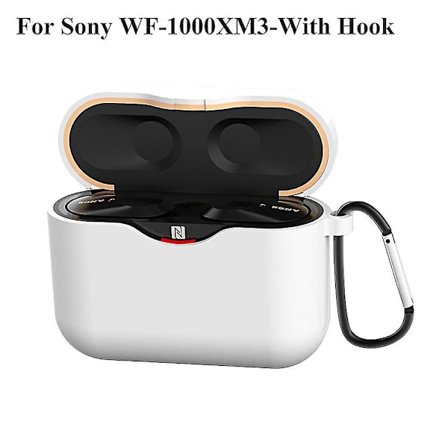 Etui til Sony Wf-1000xm3 høretelefontilbehør Opladningsbokscover Etui til Sony Wf 1000 Xm3 Wf-1000xm4 skal med anti-tabt krog