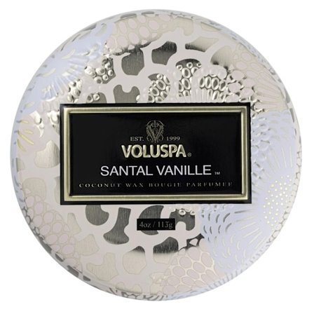 Voluspa Decorative Tin Candle Santal Vanille 113g