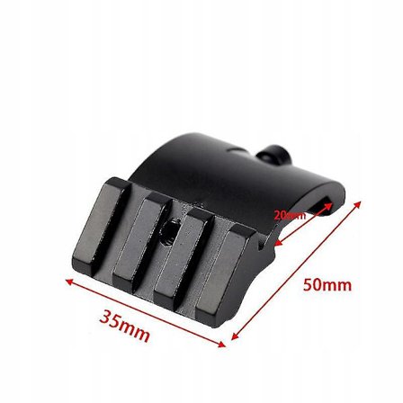 45 Graders Vinkel Offset Picatinny Skinnebeslag