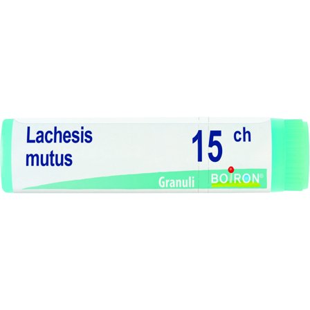 Boiron Lachesis Mutus Globuli 15Ch Dose 1g