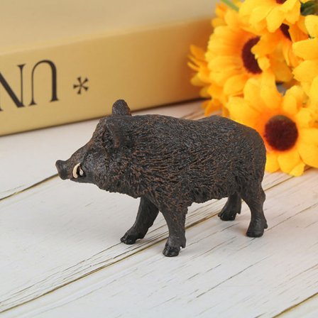 Vildsvin PVC-modell tecknad figur Barnfigur Leksaksdekor present