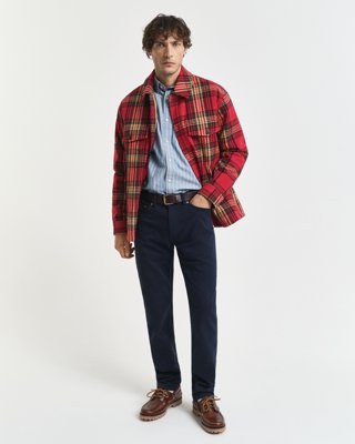 GANT - Myke twilljeans med normal passform til herre evening blue
