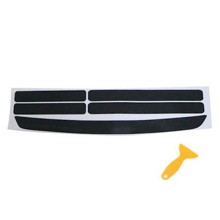 Blue Dream Noir 5 st 4D Kolfiber Bilklistermärken