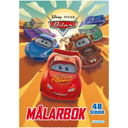 Kärnan Disney Pixar Bilar Målarbok