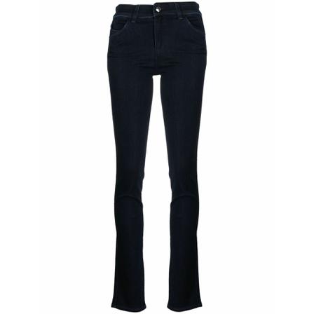Emporio Armani, Slim-fit Jeans Blauw, Dames, Maat:W33