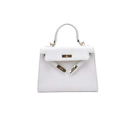 Kvinner Dame veske med stor kapasitet Western-stil tekstur bærbar crossbody White