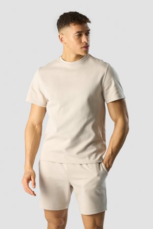 ICANIWILL - Revive Heavy T-shirt Men Beige- Træningstrøje - Herrer - Træningstøj fra ICIW