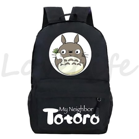 Min Nabo Totoro Rygsæk Anime Rygsæk Student Tegneserie Skole Taske V