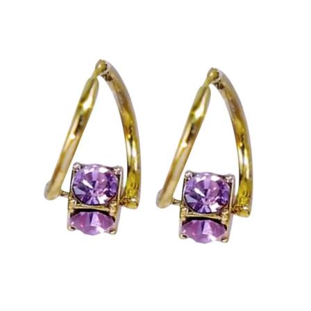 1 par Magneterapi Germanium øredobber Magnetisk terapi Purple