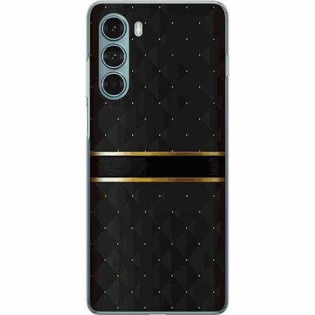 Motorola Moto G200 5g Genomskinligt Skal Golden Stripes