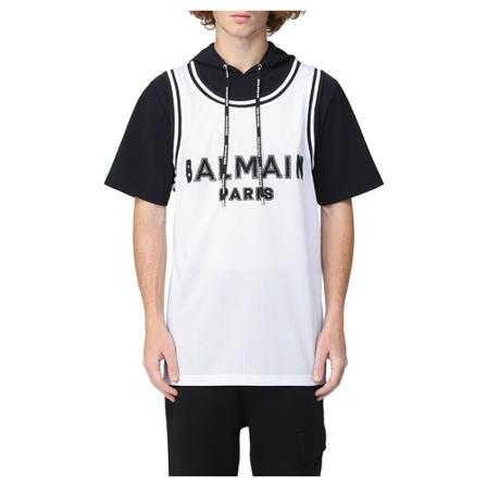 Balmain T-Shirts Hvid, Herre