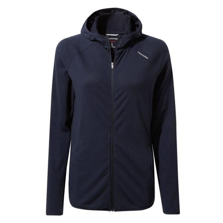 Craghoppers Women's Nosilife Nilo Hooded Top Women Mid layer tops Blue 40