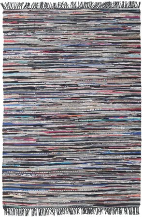 Piedra Pequeño Cottolina Alfombra - Multicolor 140X200 Algodón