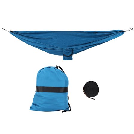 Ripustettava riipputuoli, kannettava riippumatto keinu retkeilyyn, pihalle, käytävään, ulkokäyttöön, sininen
