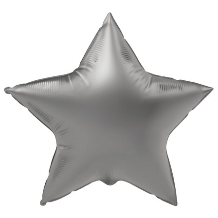 Folioilmapallo Tähti Kuu Hopea Matta