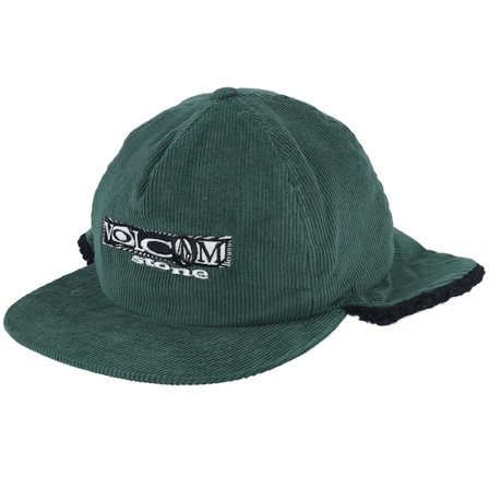 Volcom - Grün earflap Cap - Lib Stone Legacy Dark Pine Earflap @ Hatstore