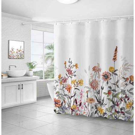 Bruseforhæng Anti-Muld Vandtæt Polyesterstof Vaskbart Fl