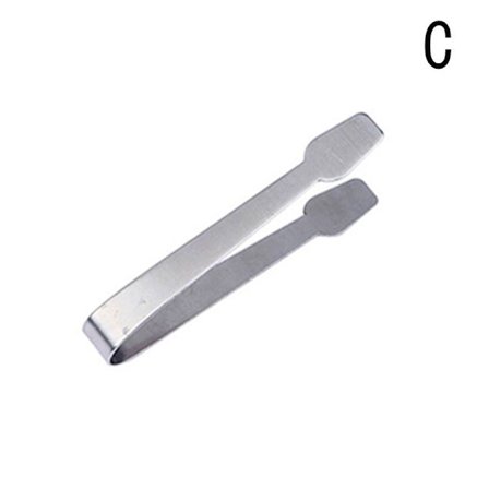 1st Mini Ice Cube Tong Sockerklämma Rostfritt stål Ice Tong Ki