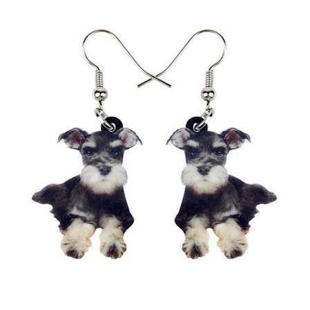 Earrings - Schnauzer - Acrylic