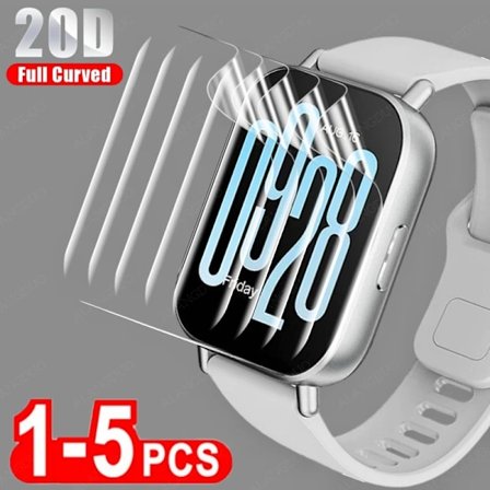 1-5 st Hydrogelfilm för Xiaomi Redmi Watch 5 Active Watch4 Watch3 Vattentätt skärmskydd Redmi Watch 5/4/3 Mjuk film