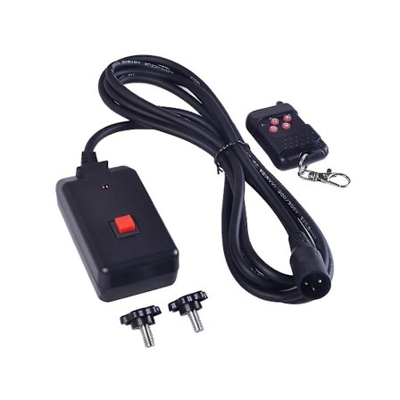 90-240vac 2-i-1 Trådlös Fjärrkontroll 3-stifts XLR för Rökmaskin Party DJ Scenbelysningseffekt